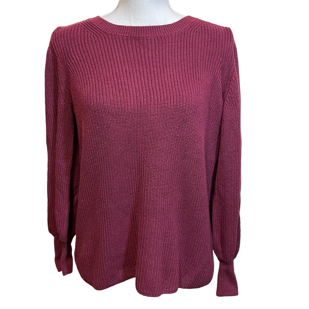 Banana Republic Cotton Maroon Sweater. Size MP